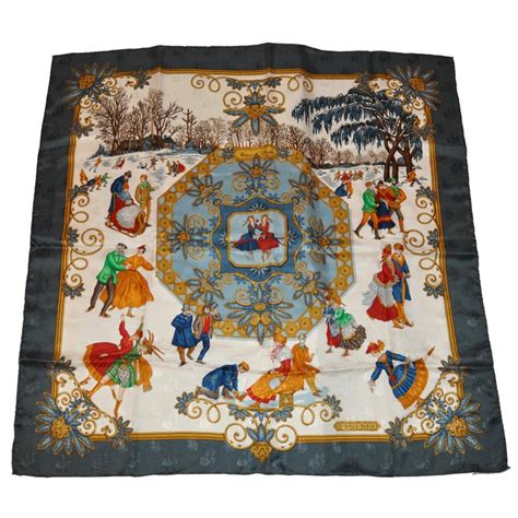 mesopotamia pattern hermes scarf|Hermes scarf signature.